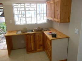 Tulbach hardwood top kitchen scullery